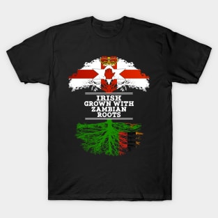 Northern Irish Grown With Zambian Roots - Gift for Zambian With Roots From Zambia T-Shirt